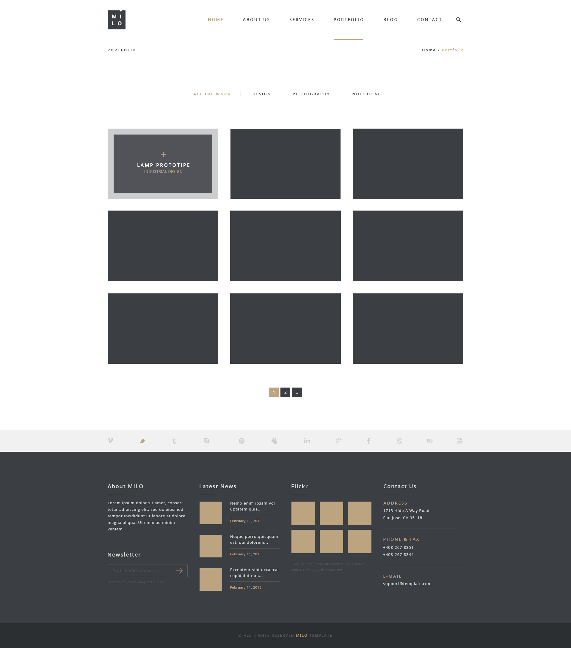 一套实用的网页布局模板下载